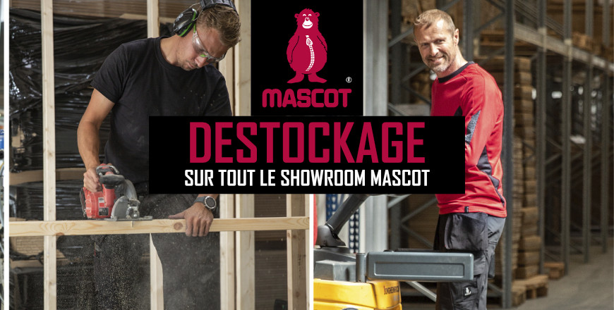 Destockage vêtements professionnels marque MASCOT